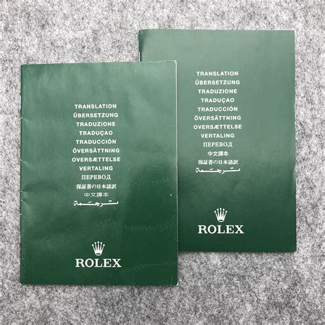 rolex booklet 564.00.1u|16520 Warranty Translation Booklet Code [Archive] .